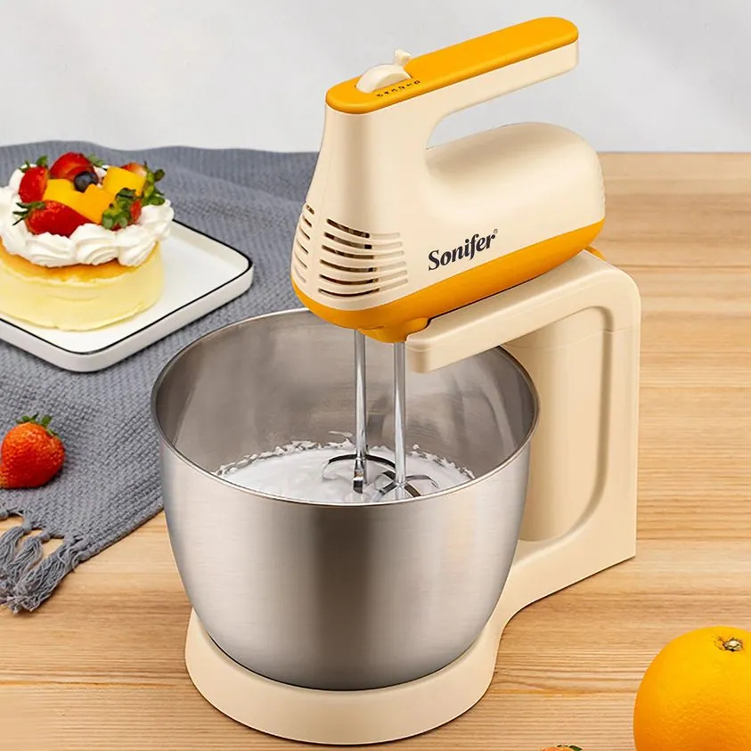 Sonifer Electric Stand Mixer 150W – 3.5L Dough & Cake Mixer Machine
